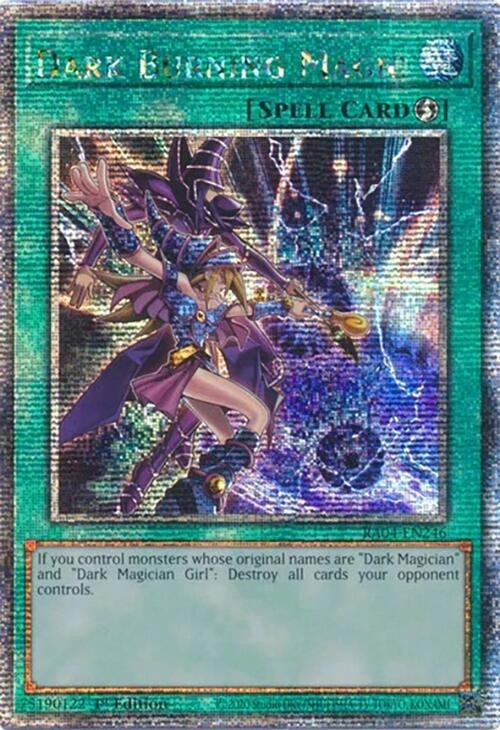 Dark Burning Magic [RA04-EN246] Quarter Century Secret Rare | Total Play