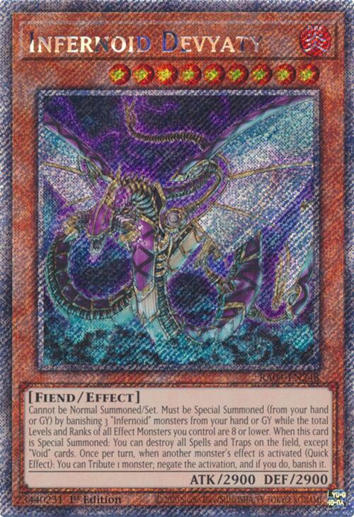 Infernoid Devyaty [RA04-EN248] Platinum Secret Rare | Total Play