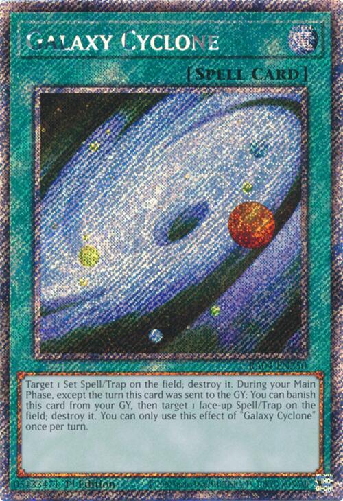 Galaxy Cyclone [RA04-EN250] Platinum Secret Rare | Total Play