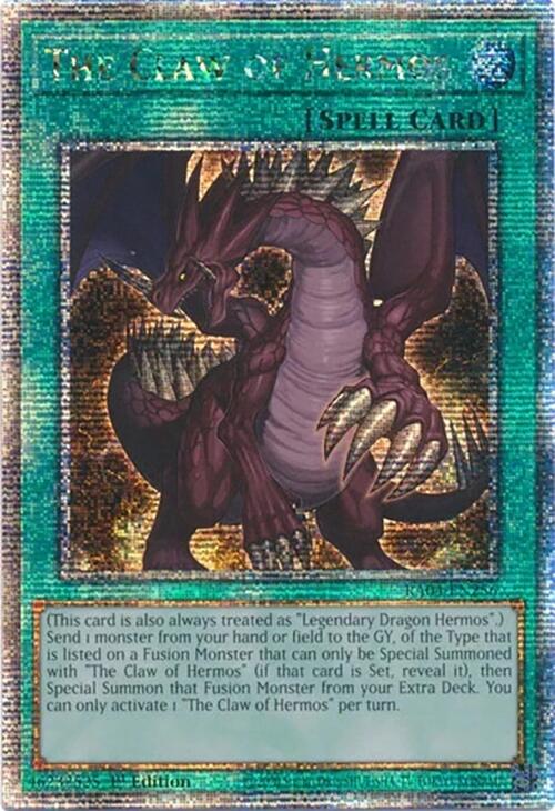 The Claw of Hermos [RA04-EN256] Quarter Century Secret Rare | Total Play