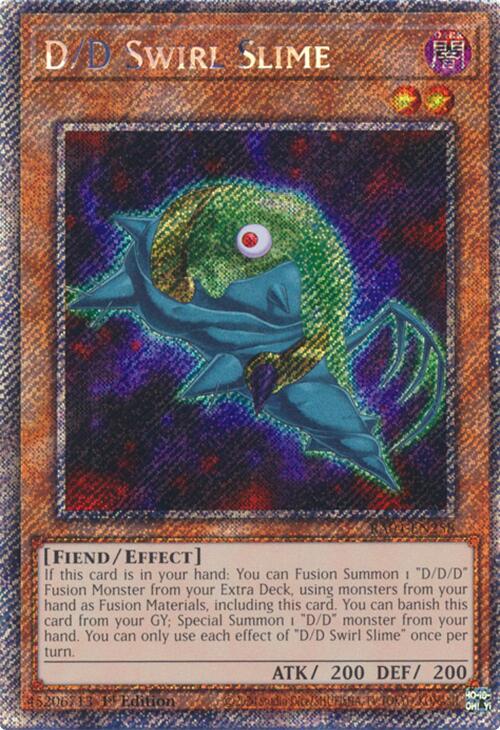 D/D Swirl Slime [RA04-EN258] Platinum Secret Rare | Total Play