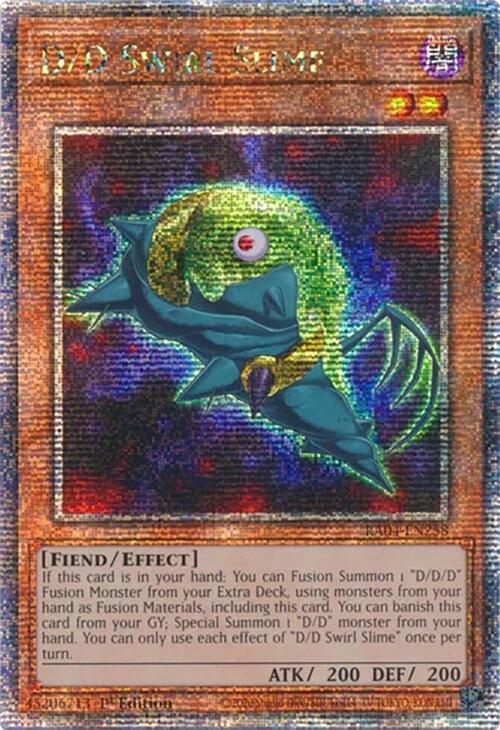D/D Swirl Slime [RA04-EN258] Quarter Century Secret Rare | Total Play