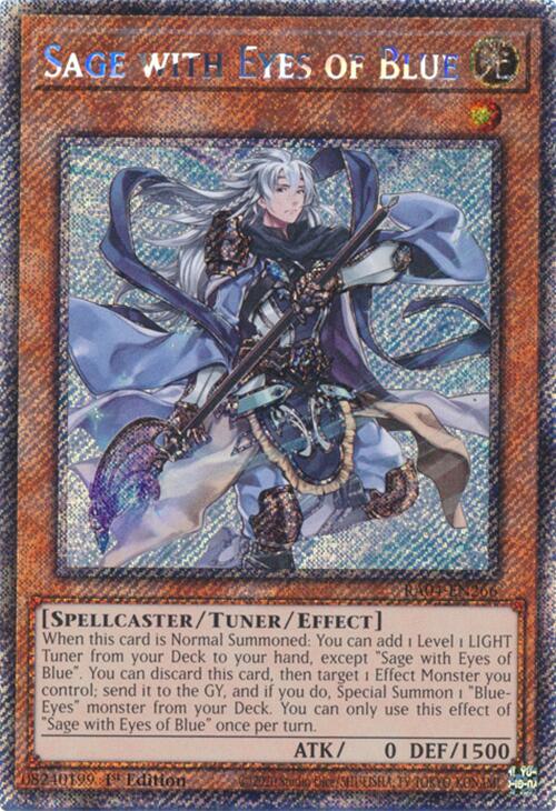 Sage with Eyes of Blue [RA04-EN266] Platinum Secret Rare | Total Play