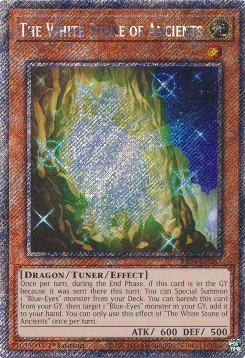 The White Stone of Ancients [RA04-EN267] Platinum Secret Rare | Total Play
