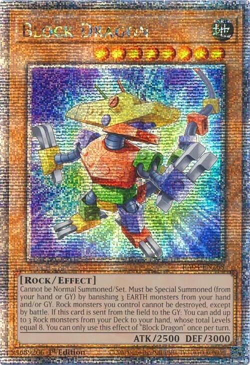 Block Dragon [RA04-EN268] Quarter Century Secret Rare | Total Play