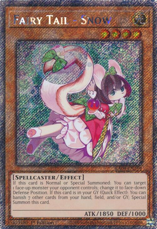 Fairy Tail - Snow [RA04-EN269] Platinum Secret Rare | Total Play