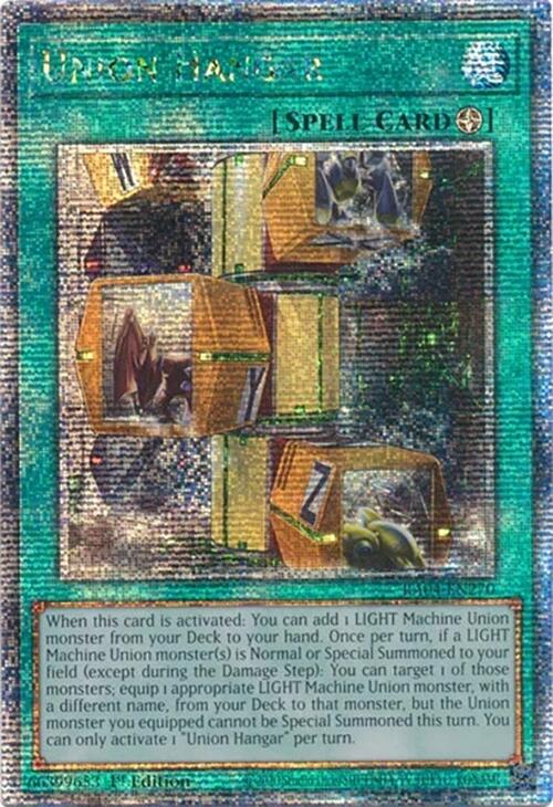 Union Hangar [RA04-EN270] Quarter Century Secret Rare | Total Play