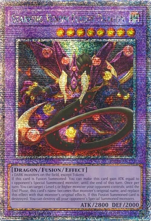 Starving Venom Fusion Dragon [RA04-EN272] Quarter Century Secret Rare | Total Play