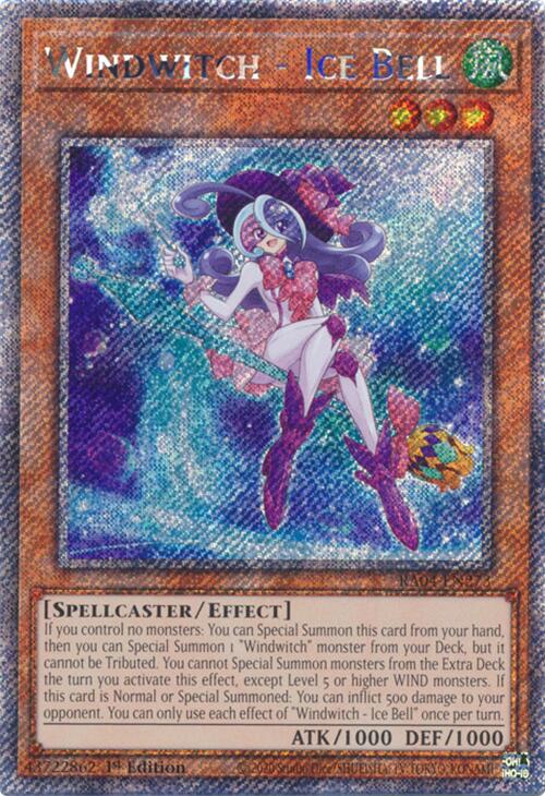 Windwitch - Ice Bell [RA04-EN273] Platinum Secret Rare | Total Play