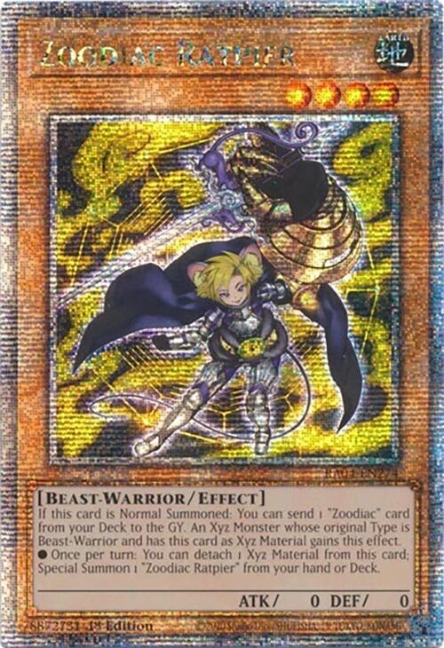 Zoodiac Ratpier [RA04-EN274] Quarter Century Secret Rare | Total Play