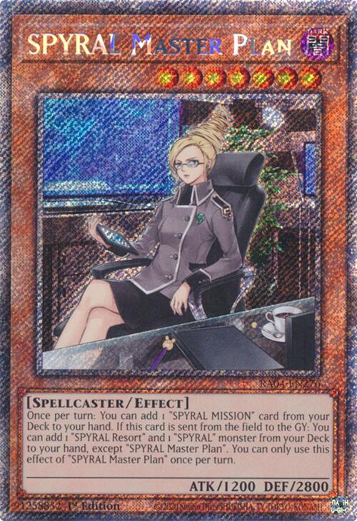 SPYRAL Master Plan [RA04-EN276] Platinum Secret Rare | Total Play