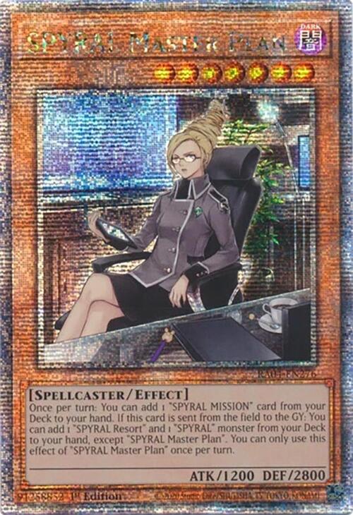 SPYRAL Master Plan [RA04-EN276] Quarter Century Secret Rare | Total Play