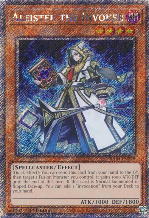 Aleister the Invoker [RA04-EN278] Platinum Secret Rare | Total Play
