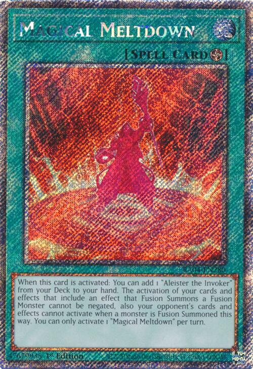 Magical Meltdown [RA04-EN280] Platinum Secret Rare | Total Play