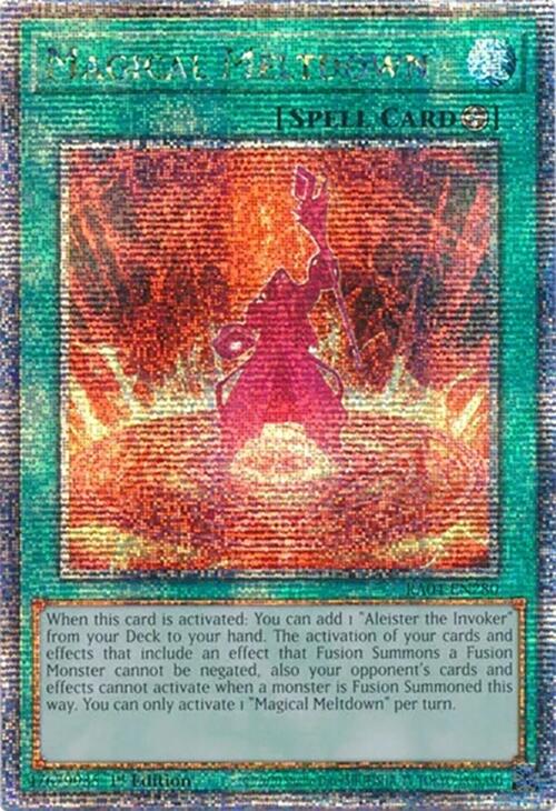 Magical Meltdown [RA04-EN280] Quarter Century Secret Rare | Total Play