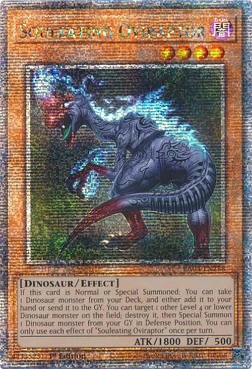 Souleating Oviraptor [RA04-EN288] Quarter Century Secret Rare | Total Play