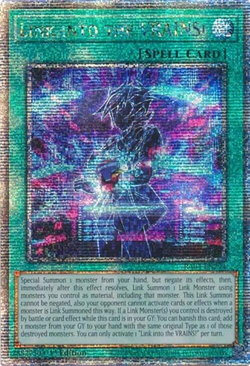 Link into the VRAINS! [RA04-EN294] Quarter Century Secret Rare | Total Play