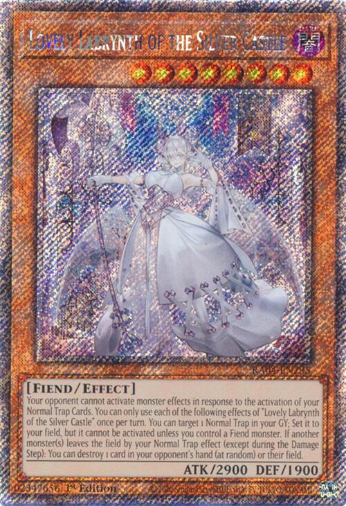 Lovely Labrynth of the Silver Castle [RA04-EN295] Platinum Secret Rare | Total Play