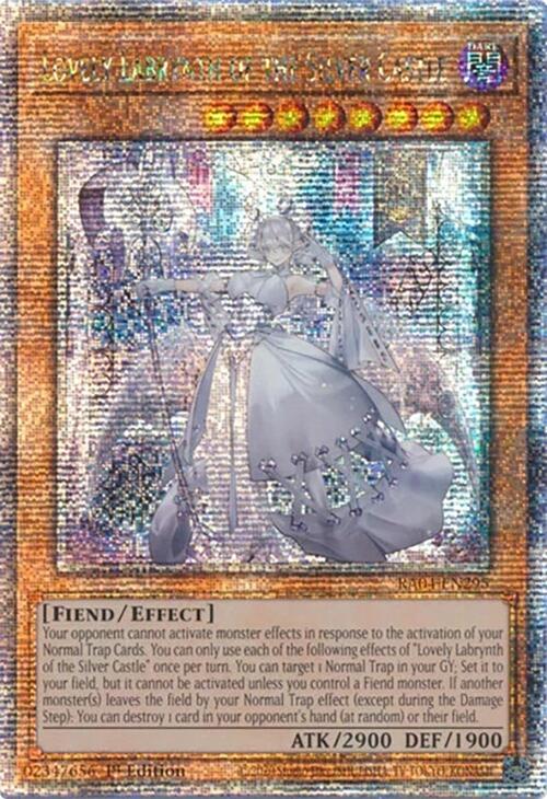 Lovely Labrynth of the Silver Castle [RA04-EN295] Quarter Century Secret Rare | Total Play