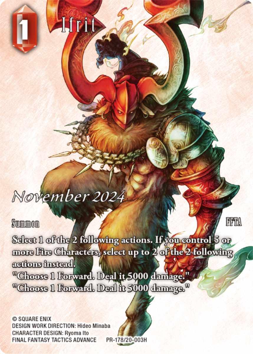 Ifrit (November 2024) [Promo Cards] | Total Play