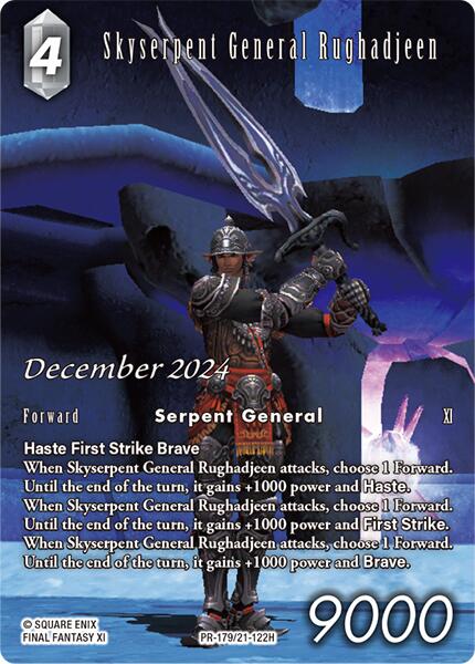 Skyserpent General Rughadjeen (December 2024) [Promo Cards] | Total Play