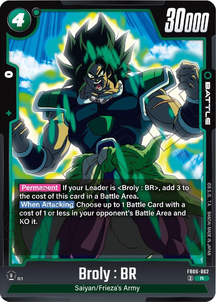 Broly : BR (FB06-062) [Rivals Clash] | Total Play