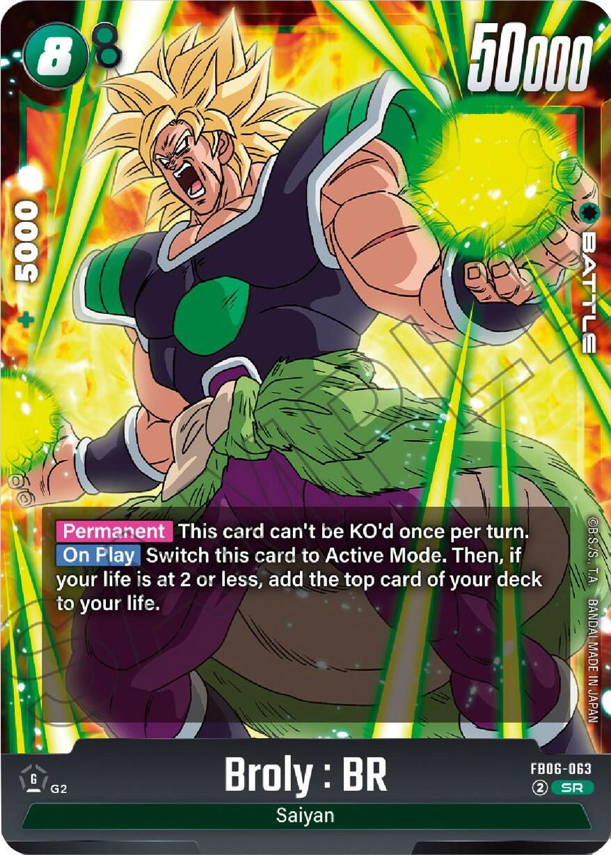 Broly : BR (FB06-063) [Rivals Clash] | Total Play