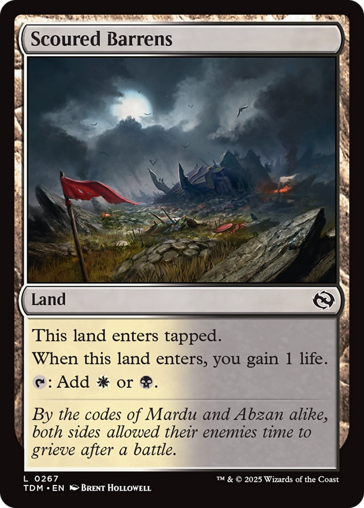 Scoured Barrens [Tarkir: Dragonstorm] | Total Play