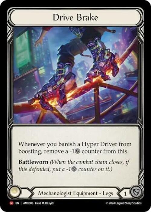 Drive Brake [AMX006] (Armory Deck: Maxx Nitro)  Rainbow Foil | Total Play