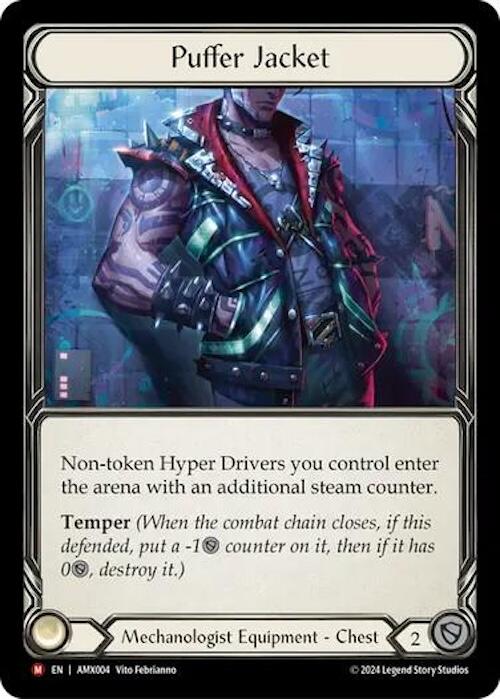 Puffer Jacket [AMX004] (Armory Deck: Maxx Nitro)  Rainbow Foil | Total Play