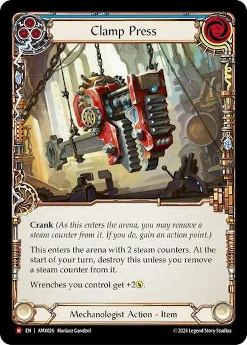 Clamp Press [AMX026] (Armory Deck: Maxx Nitro) | Total Play