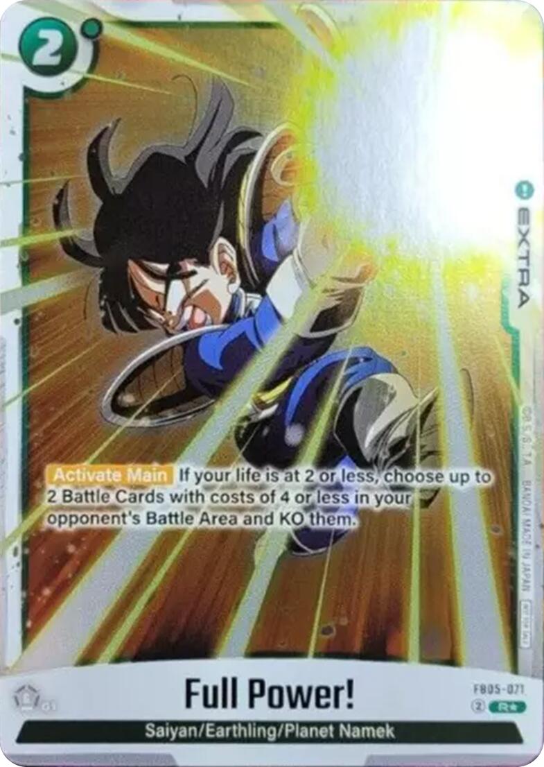 Full Power! (Tournament Pack 06) [Fusion World Tournament Cards] | Total Play