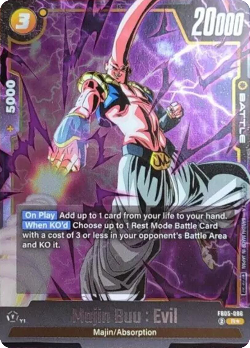 Majin Buu : Evil (Tournament Pack 06) [Fusion World Tournament Cards] | Total Play