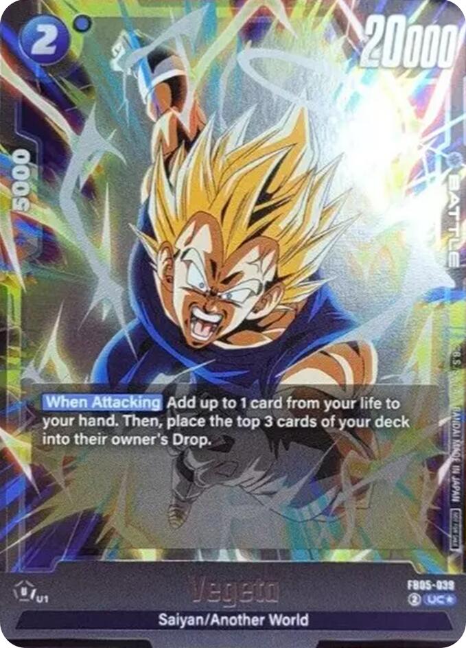 Vegeta (Tournament Pack 06) [Fusion World Tournament Cards] | Total Play