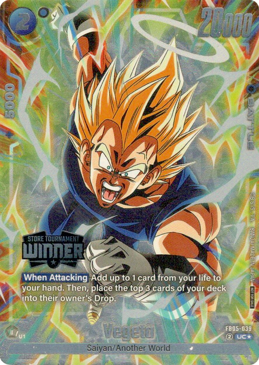 Vegeta (Tournament Pack 06 - Winner) [Fusion World Tournament Cards] | Total Play