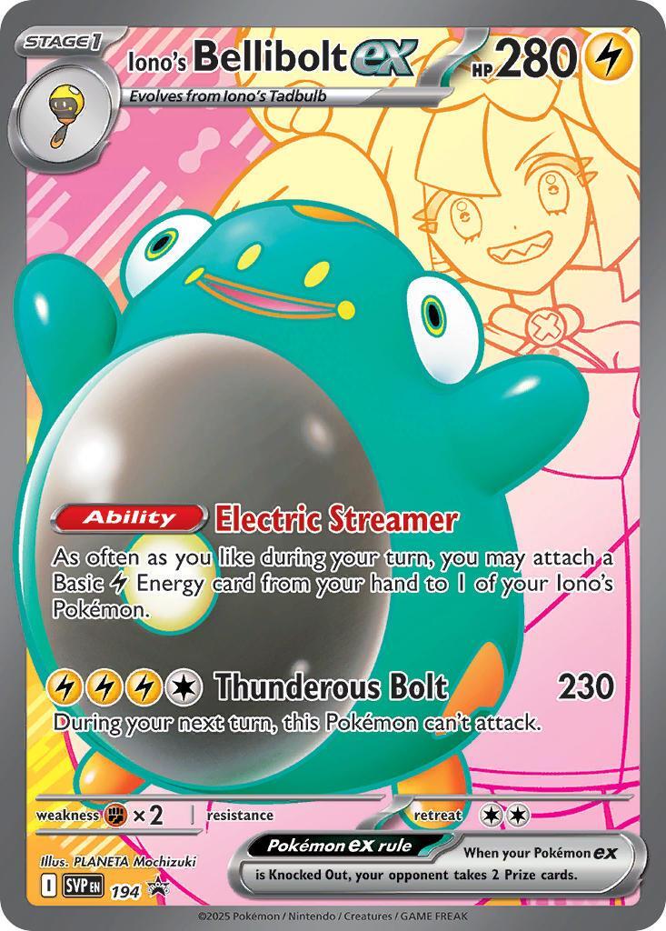 Iono's Bellibolt ex (194) [Scarlet & Violet: Black Star Promos] | Total Play