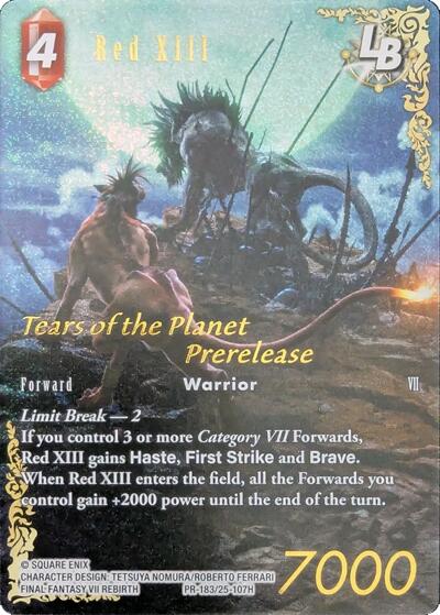 Red XIII LB [Promo Cards] | Total Play