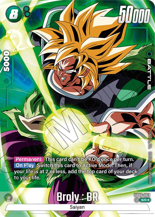 Broly : BR (FB06-063) (Alternate Art) [Rivals Clash] | Total Play
