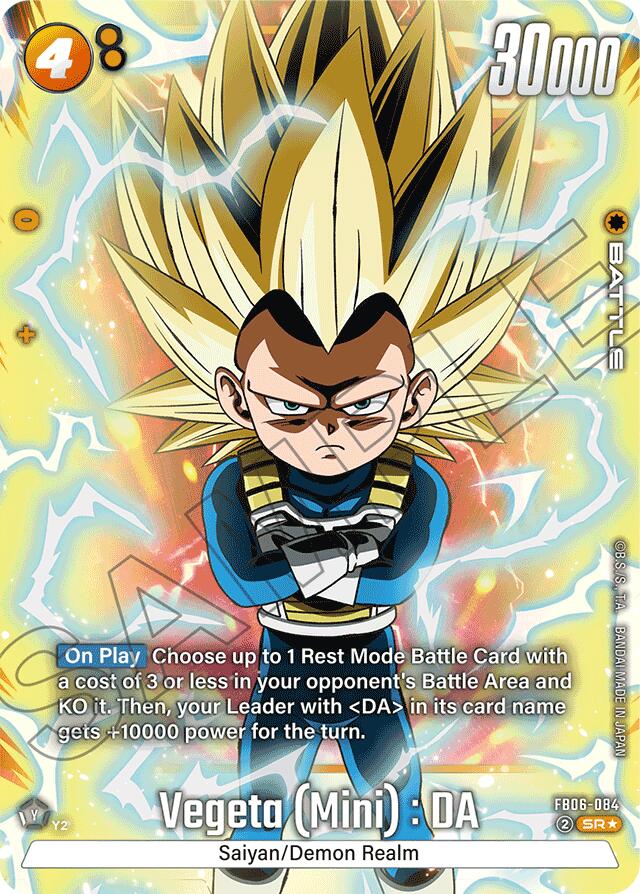 Vegeta (Mini) : DA (Alternate Art) [Rivals Clash] | Total Play