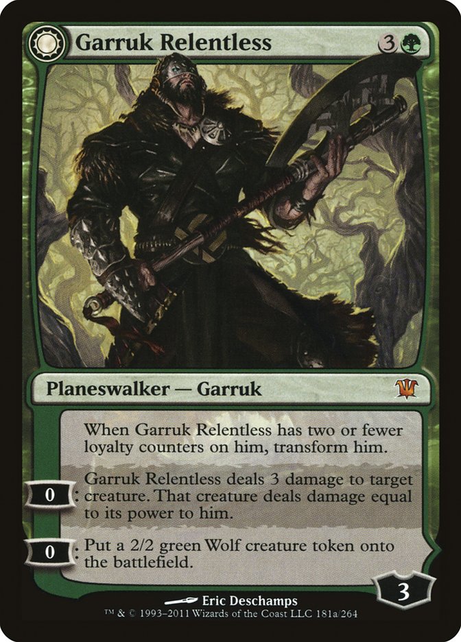 Garruk Relentless // Garruk, the Veil-Cursed [Innistrad] | Total Play