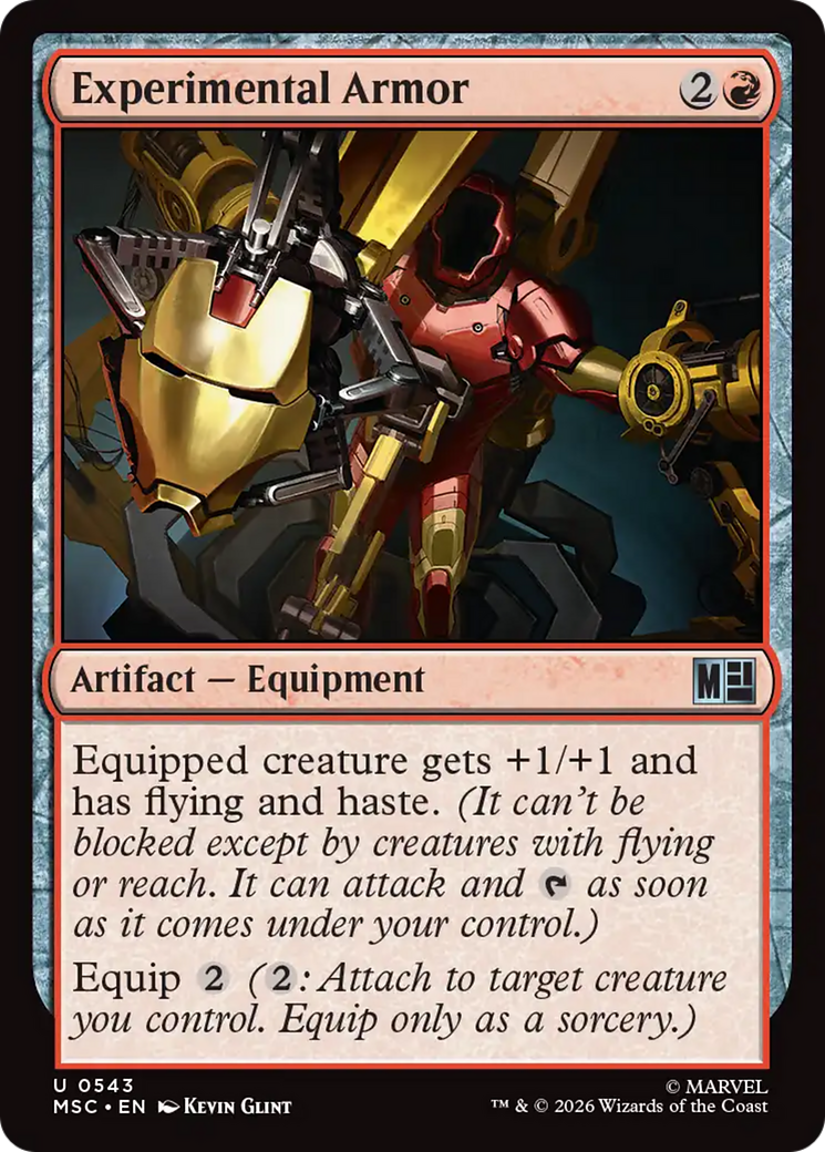 Experimental Armor [Marvel Super Heroes Commander] | Total Play