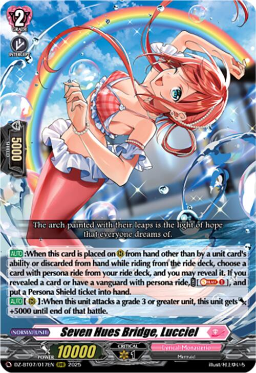 Seven Hues Bridge, Lucciel (DZ-BT07/017EN) [DZ-BT07: Moon Fangs & Cerulean Blaze] | Total Play