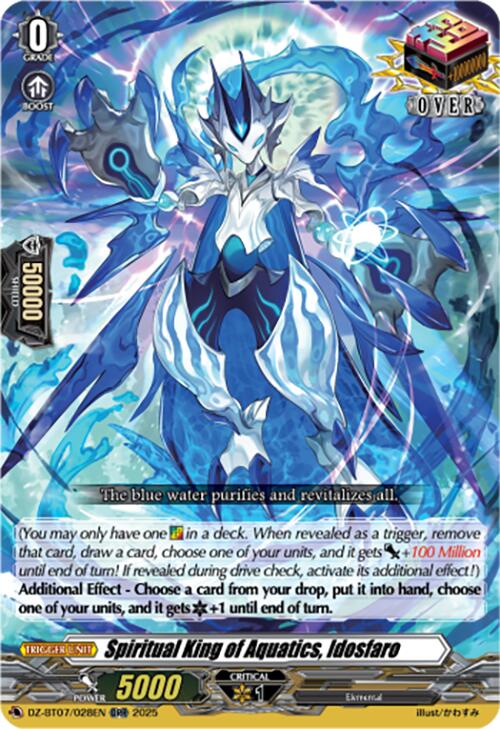 Spiritual King of Aquatics, Idosfaro (DZ-BT07/028EN) [DZ-BT07: Moon Fangs & Cerulean Blaze] | Total Play