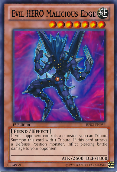 Evil HERO Malicious Edge [BP02-EN054] Mosaic Rare | Total Play