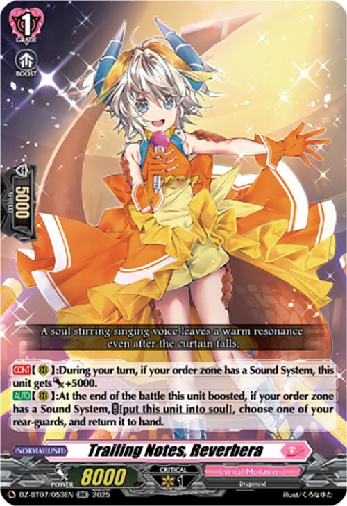 Trailing Notes, Reverbera (DZ-BT07/053EN) [DZ-BT07: Moon Fangs & Cerulean Blaze] | Total Play