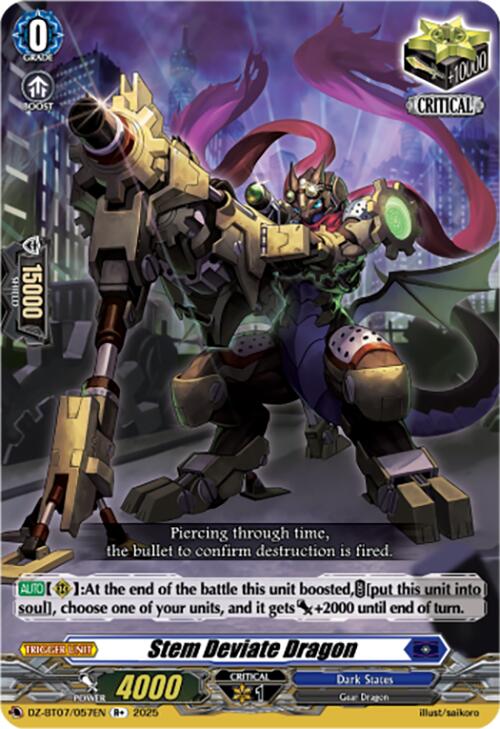 Stem Deviate Dragon (DZ-BT07/057EN) [DZ-BT07: Moon Fangs & Cerulean Blaze] | Total Play