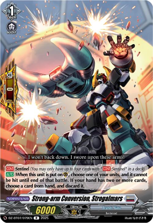 Strong-arm Conversion, Strogalmars (DZ-BT07/079EN) [DZ-BT07: Moon Fangs & Cerulean Blaze] | Total Play