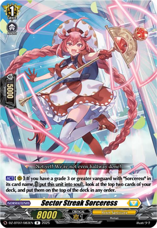 Sector Streak Sorceress (DZ-BT07/083EN) [DZ-BT07: Moon Fangs & Cerulean Blaze] | Total Play