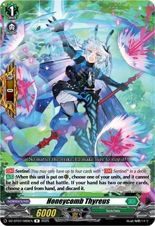 Honeycomb Thyreus (DZ-BT07/089EN) [Moon Fangs & Cerulean Blaze] | Total Play