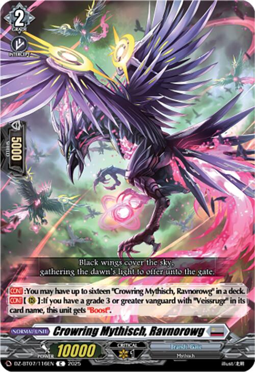 Crowring Mythisch, Ravnorowg (DZ-BT07/116EN) [DZ-BT07: Moon Fangs & Cerulean Blaze] | Total Play